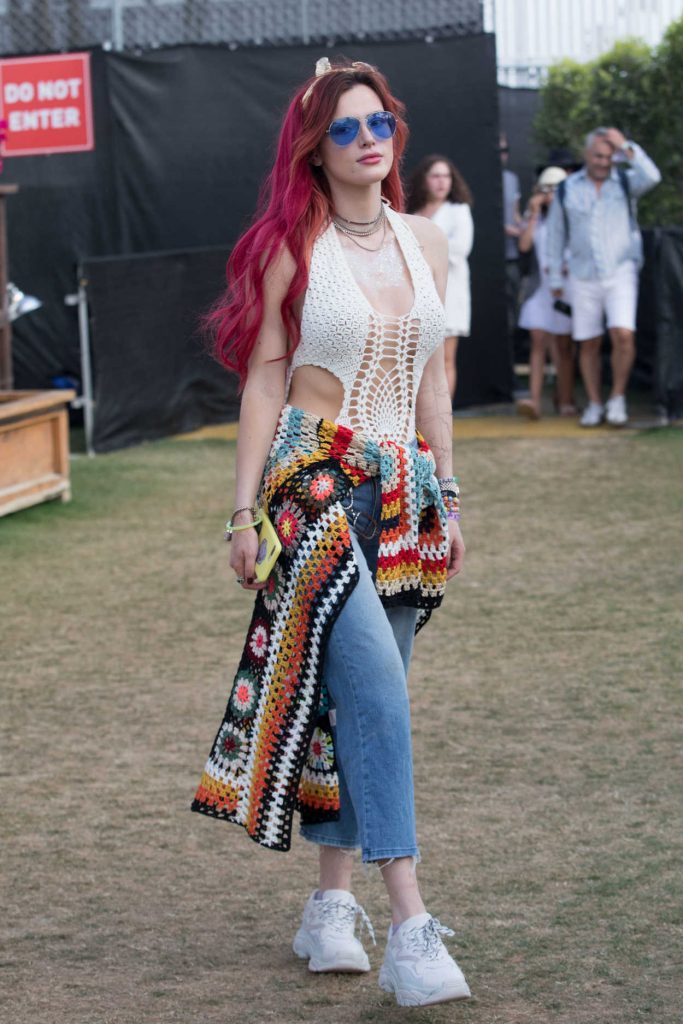 Bella Thorne at the Coachella Valley Music and Arts Festival in Palm Springs 04/21/2018-1