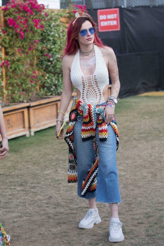 Bella Thorne at the Coachella Valley Music and Arts Festival in Palm Springs 04/21/2018-2