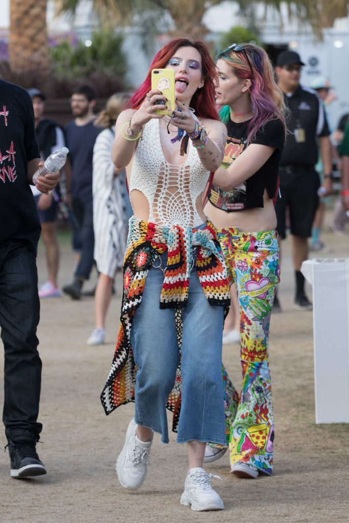 Bella Thorne at the Coachella Valley Music and Arts Festival in Palm Springs 04/21/2018-3