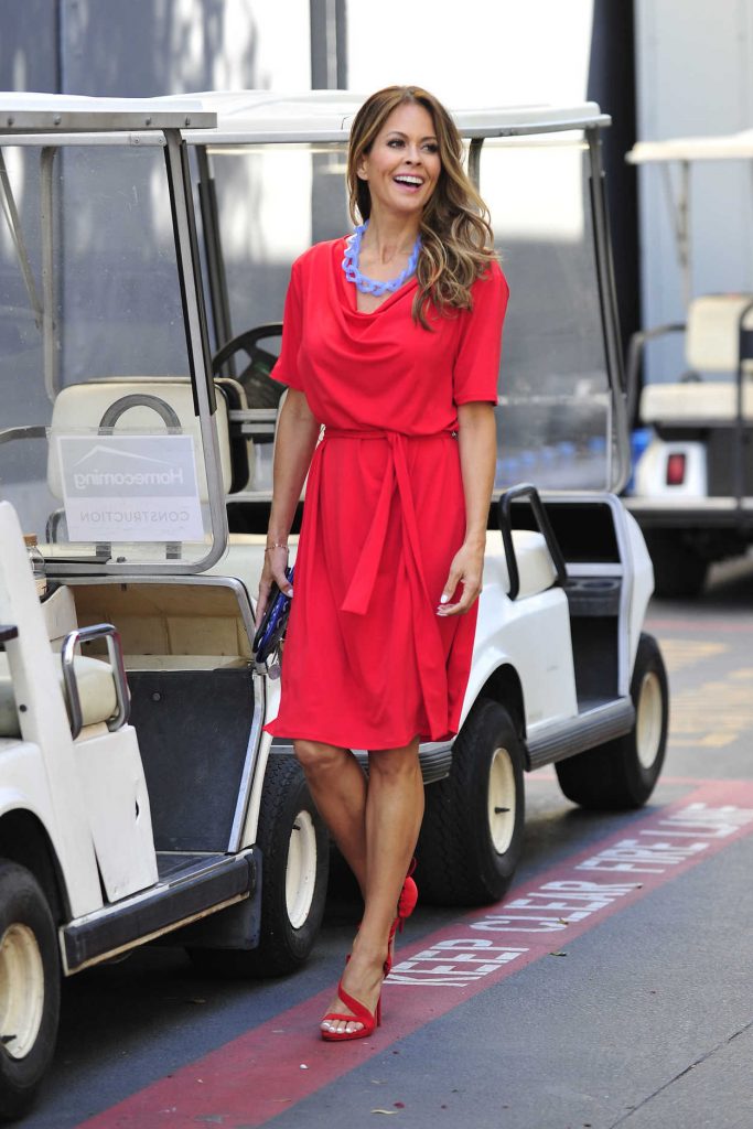Brooke Burke Arrives at Universal Studios Hollywood in Universal City 04/25/2018-3
