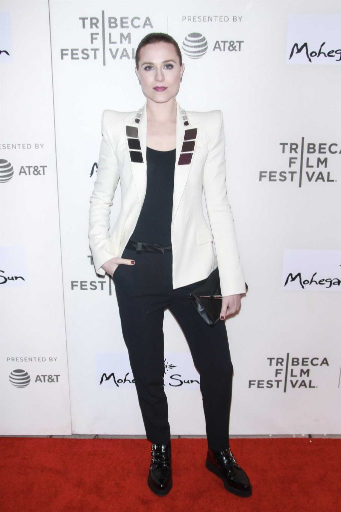 Evan Rachel Wood at the Westworld Premiere During the Tribeca Film Festival in New York City 04/19/2018-2