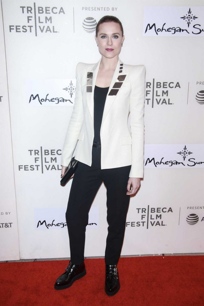 Evan Rachel Wood at the Westworld Premiere During the Tribeca Film Festival in New York City 04/19/2018-3