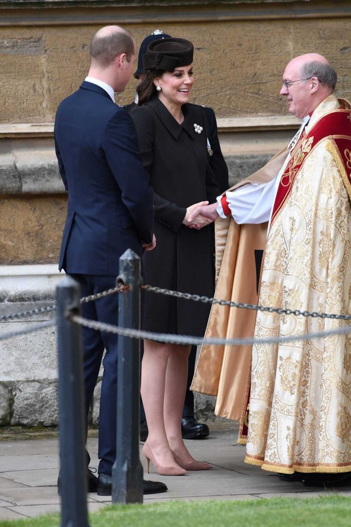 Kate Middleton Attends an Easter Service at St George's Chapel in Windsor 04/01/2018-4