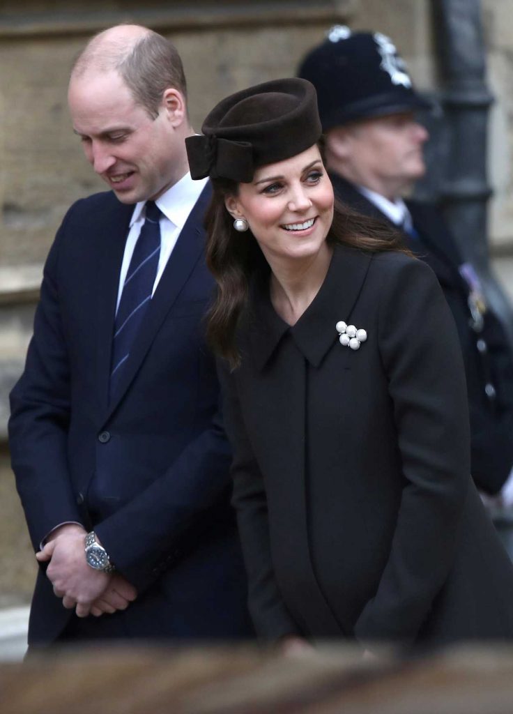 Kate Middleton Attends an Easter Service at St George's Chapel in Windsor 04/01/2018-5