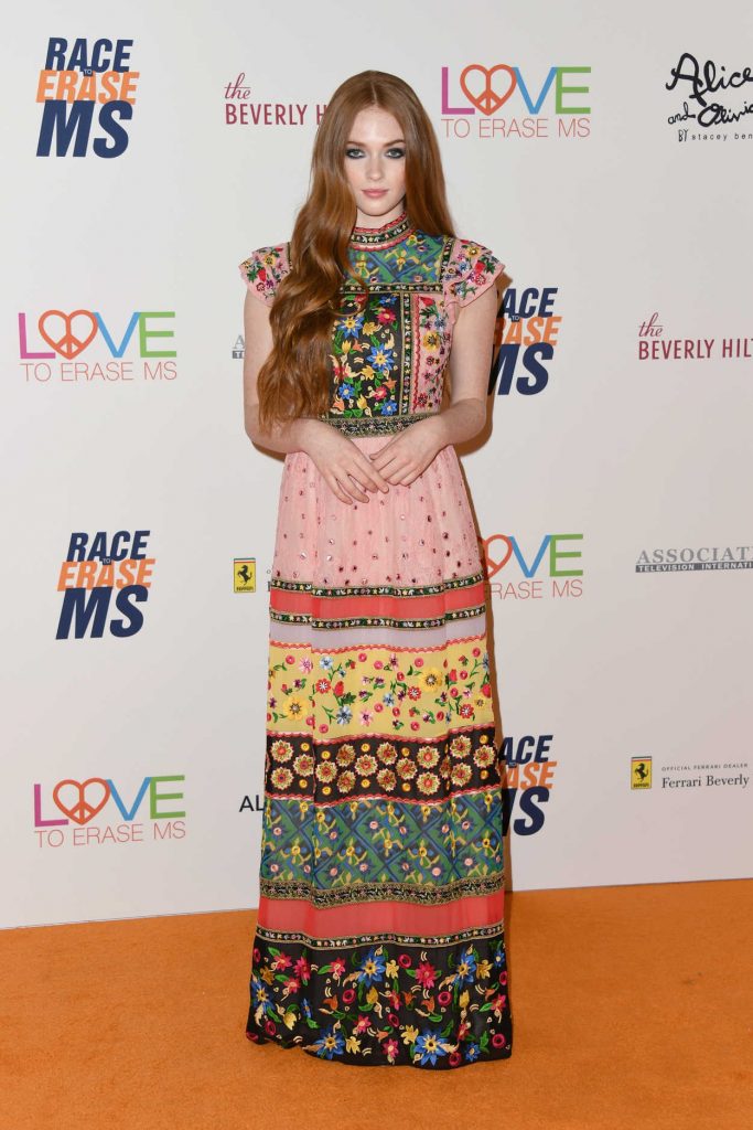 Larsen Thompson at the 25th Annual Race To Erase MS Gala in Beverly Hills 04/20/2018-1