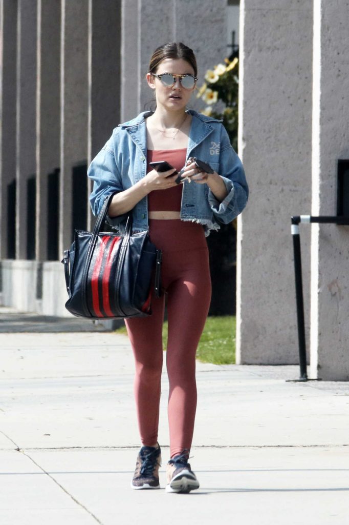 Lucy Hale Hits the Gym in LA 04/03/2018-1
