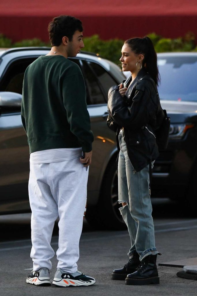 Madison Beer Has Dinner with Zack Bia in LA 04/03/2018-2