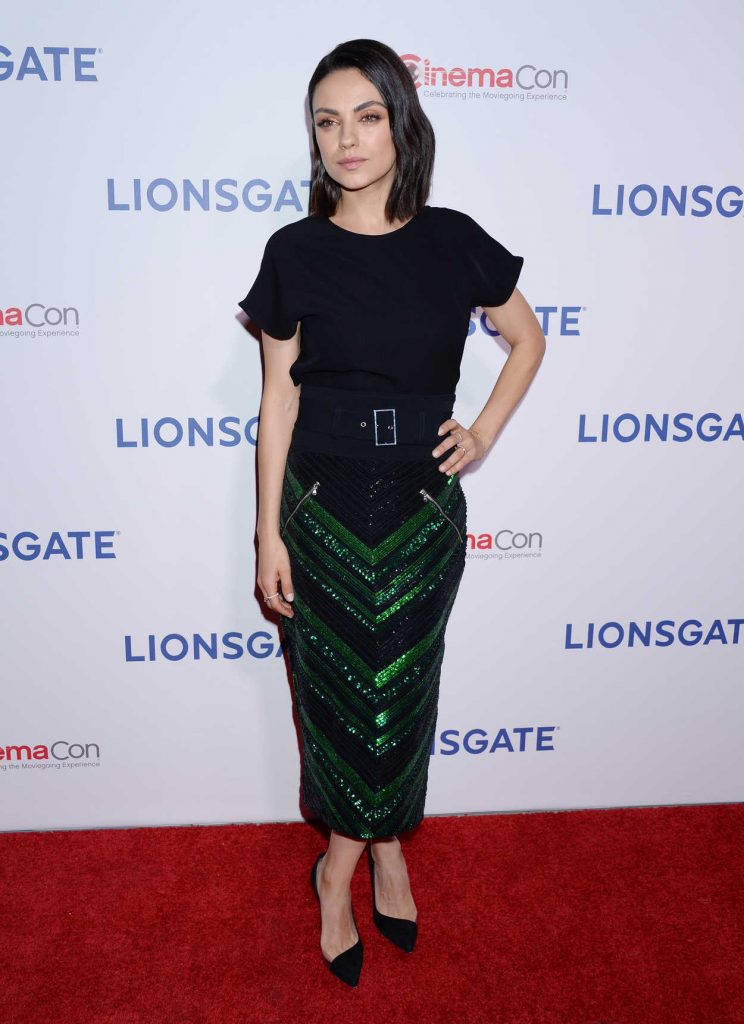 Mila Kunis at Lionsgate Presentation During 2018 CinemaCon in Las Vegas 04/26/2018-1