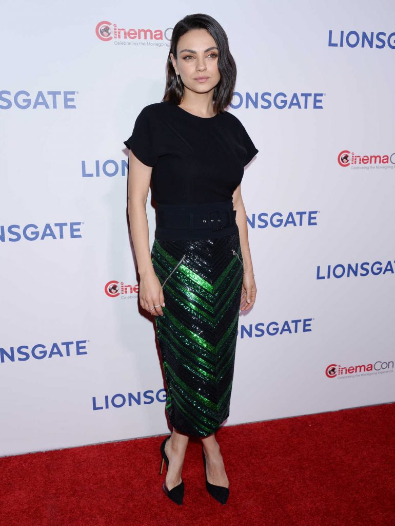 Mila Kunis at Lionsgate Presentation During 2018 CinemaCon in Las Vegas 04/26/2018-2