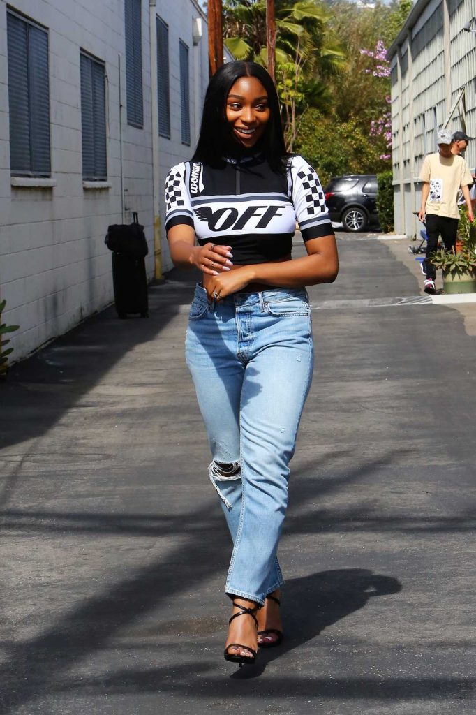 Normani Kordei Leaves the Recording Studio in Los Angeles 04/08/2018-3