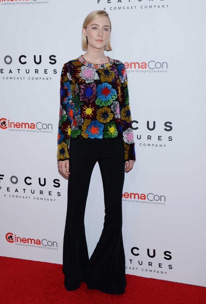 Saoirse Ronan at the Focus Features Presentation During 2018 CinemaCon in Las Vegas 04/25/2018-2