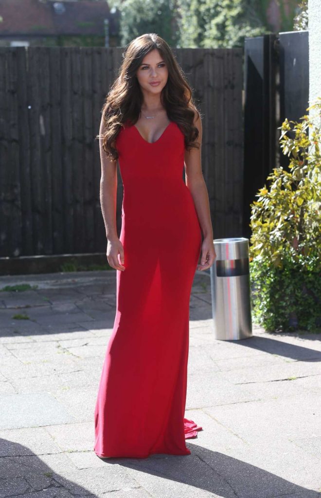 Shelby Tribble on the Set of The Only Way is Essex in Essex 04/25/2018-1