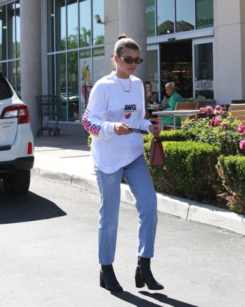Sofia Richie Goes Grocery Shopping in Calabasas 04/17/2018-1
