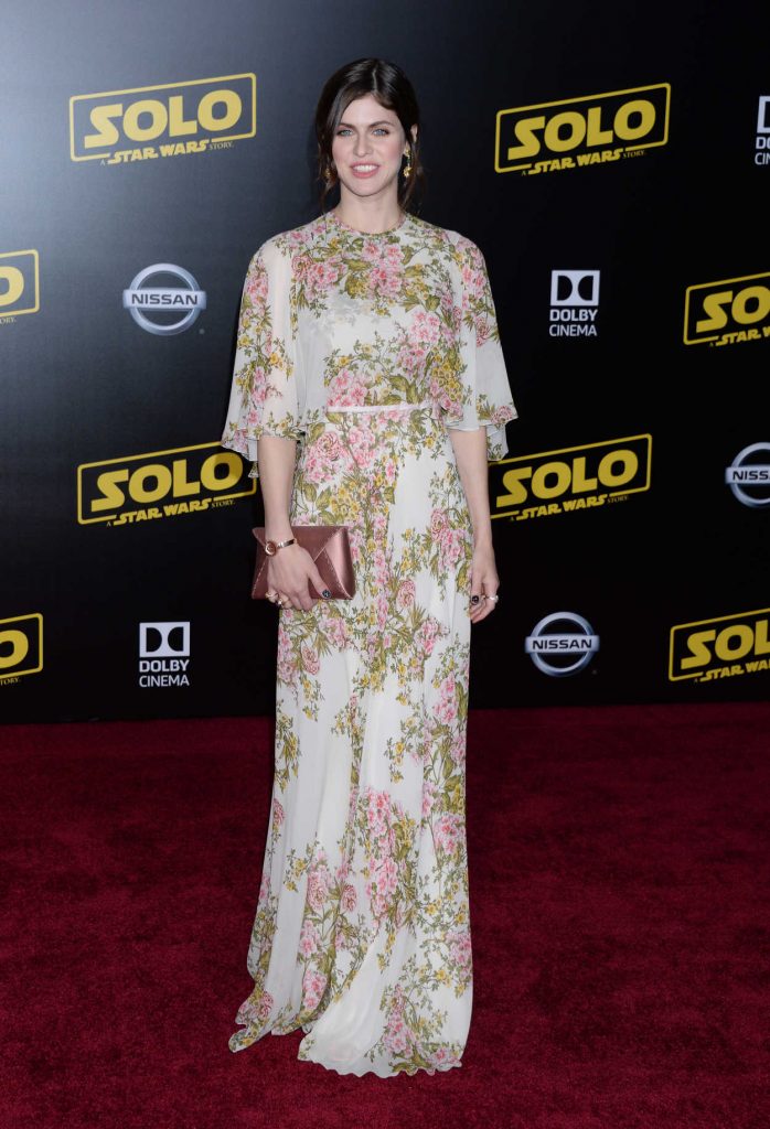 Alexandra Daddario at the Solo: A Star Wars Story Premiere in Los Angeles 05/10/2018-2