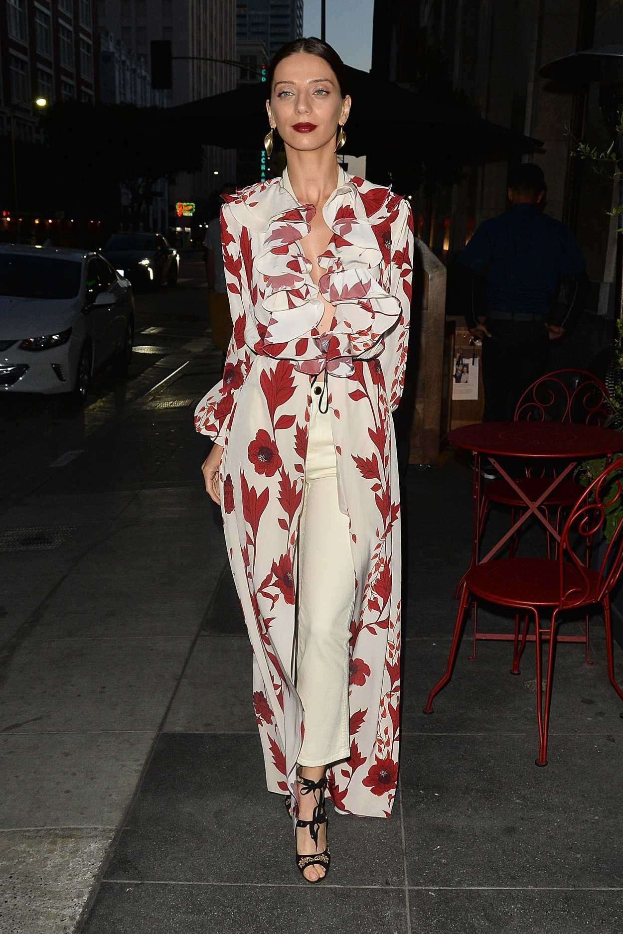 Angela Sarafyan Arrives at the Vogue Denim Dinner in Los Angeles 05/15 ...