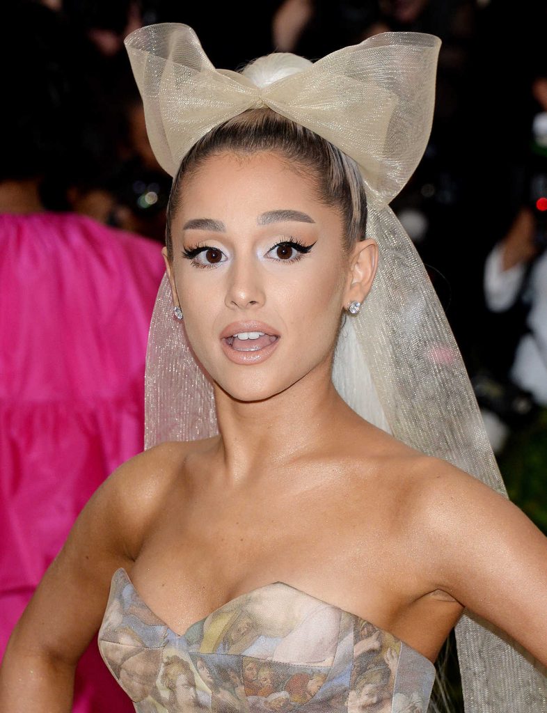 Ariana Grande at the Heavenly Bodies: Fashion and The Catholic Imagination Costume Institute Gala in New York City 05/07/2018-5