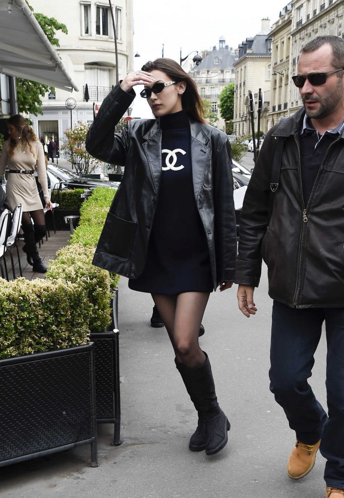 Bella Hadid Leaves the Chanel Store in Paris 05/02/2018-4