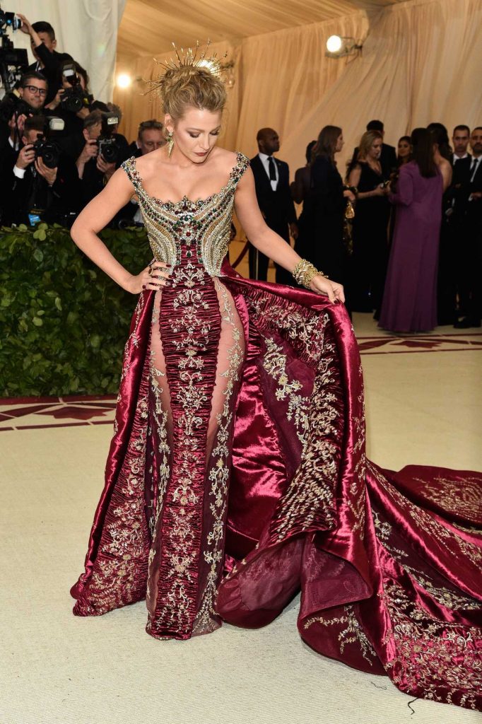 Blake Lively at the Heavenly Bodies: Fashion and The Catholic Imagination Costume Institute Gala in New York City 05/07/2018-3