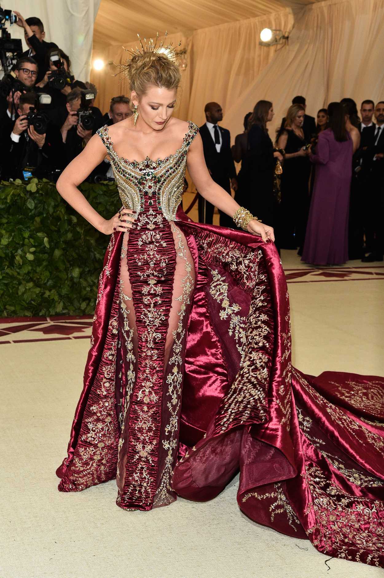 Blake Lively at the Heavenly Bodies: Fashion and The Catholic
