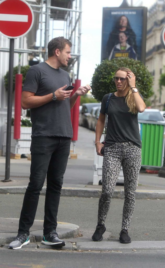 Caroline Wozniacki Was Seen Out with Her Boyfriend in Paris 05/27/2018-3