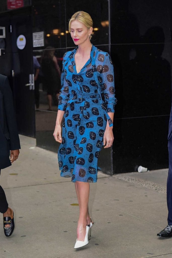 Charlize Theron Leaves the Good Morning America TV Show Studios in New York City 05/04/2018-2