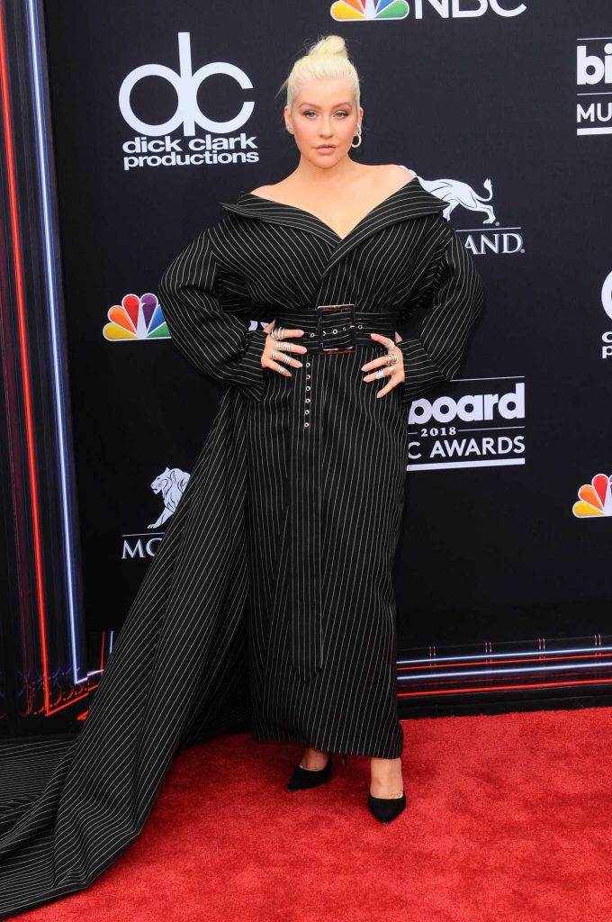Christina Aguilera at Billboard Music Awards in Las Vegas 05/20/2018-1