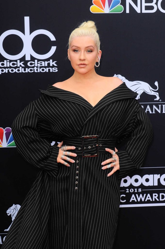 Christina Aguilera at Billboard Music Awards in Las Vegas 05/20/2018-2