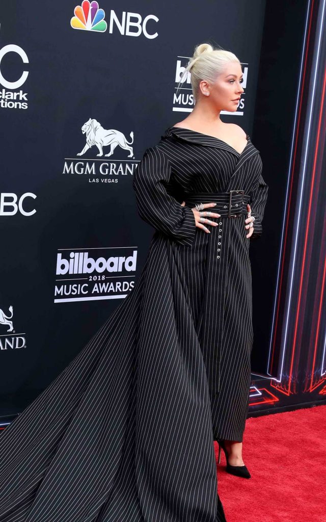 Christina Aguilera at Billboard Music Awards in Las Vegas 05/20/2018-4