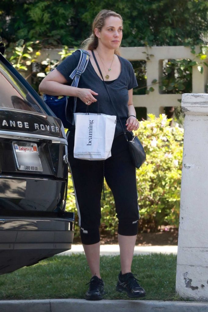 Elizabeth Berkley Leaves a Friends House in Beverly Hills 05/04/2018-2