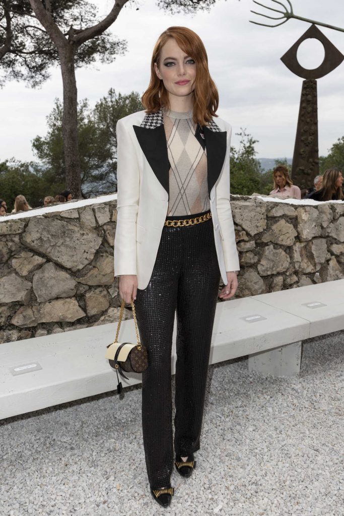 Emma Stone at 2019 Louis Vuitton Cruise Collection in Saint-Paul-De-Vence 05/28/2018 at 2019 Louis Vuitton Cruise Collection in Saint-Paul-De-Vence 05/28/2018-3