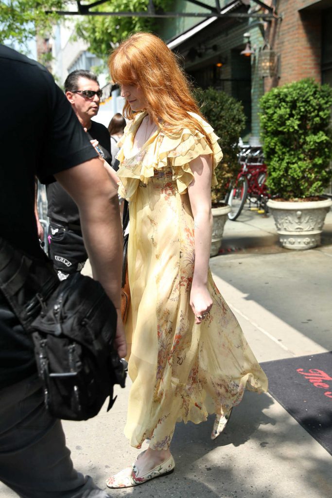 Florence Welch Leaves Her Hotel in New York City 05/15/2018-3