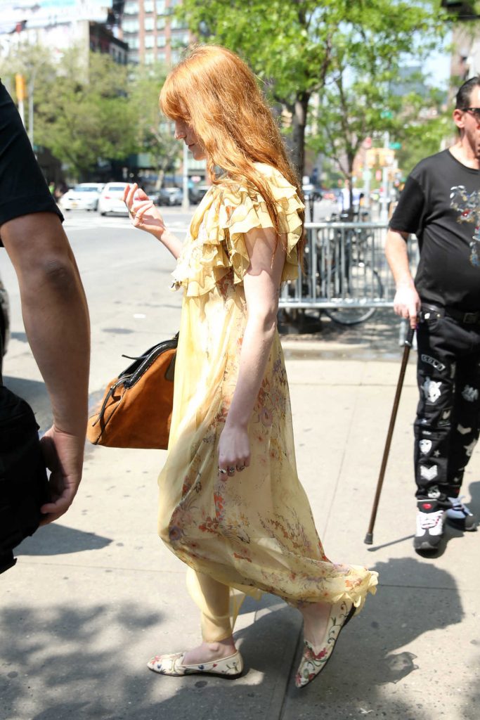 Florence Welch Leaves Her Hotel in New York City 05/15/2018-4