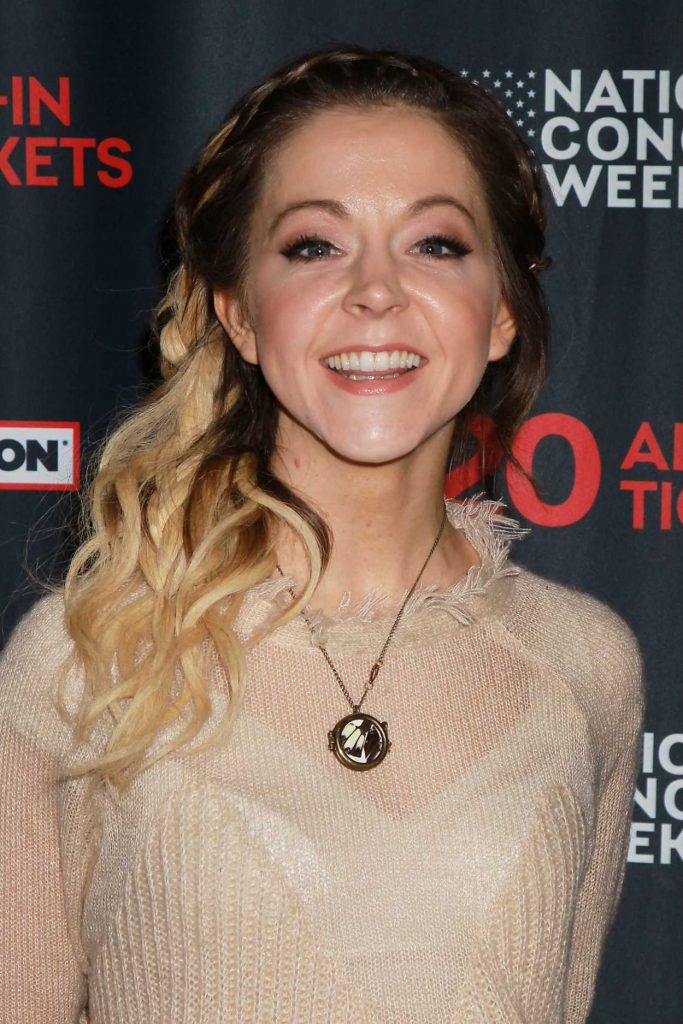 Lindsey Stirling at the Live Nation Launches National Concert Week in New York 04/30/2018-3