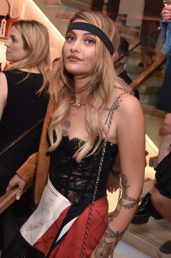 Paris Jackson at the Longchamp Fifth Avenue Store Opening in New York City 05/03/2018-4