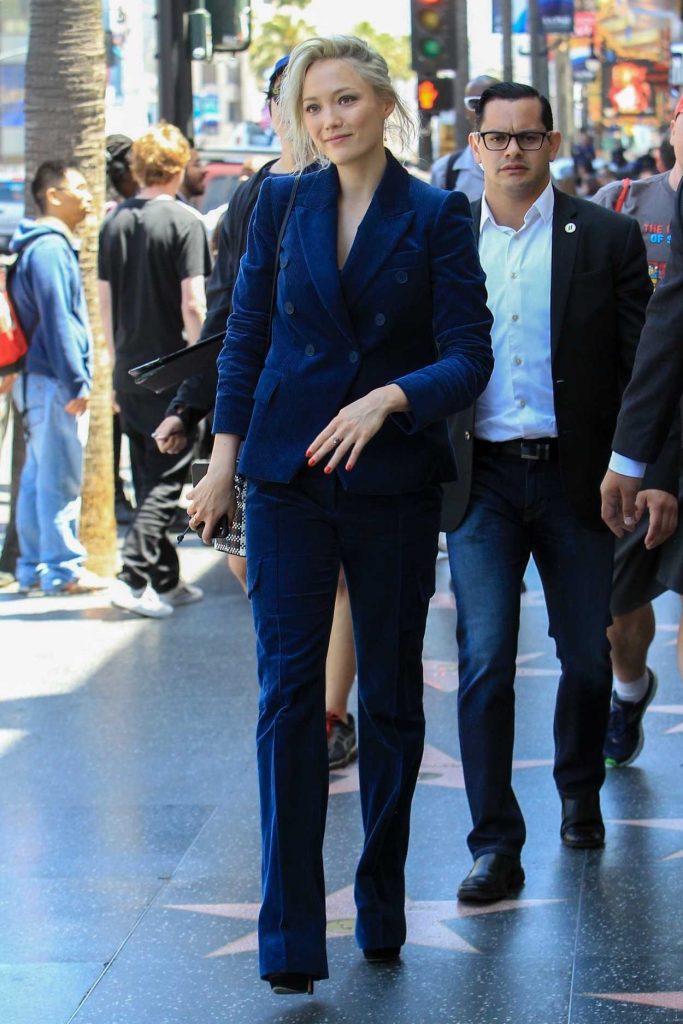 Pom Klementieff Was Spotted on the Hollywood Walk of Fame in Los Angeles 05/03/2018-2