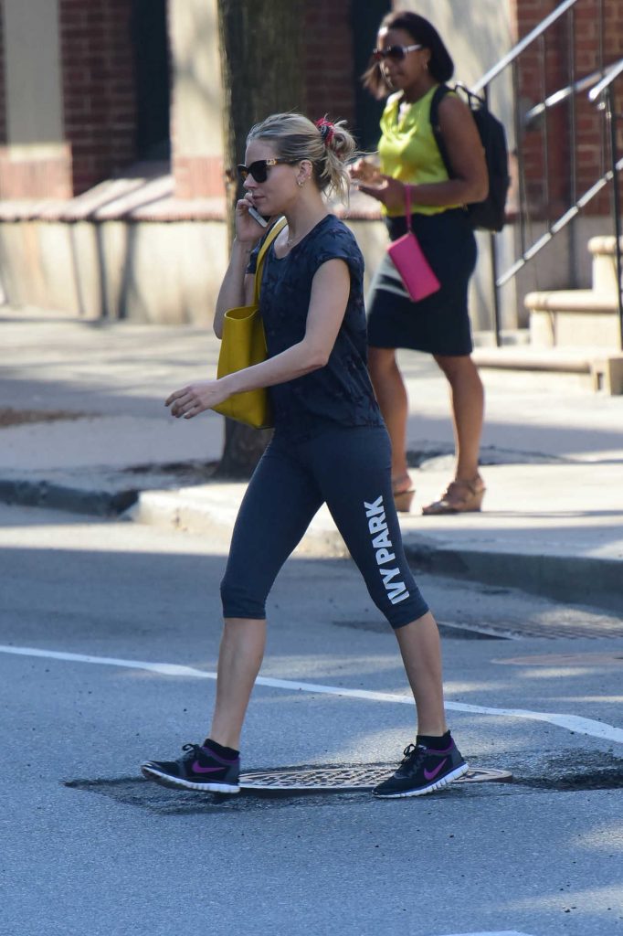 Sienna Miller Heads to the Gym in New York City 05/03/2018-1