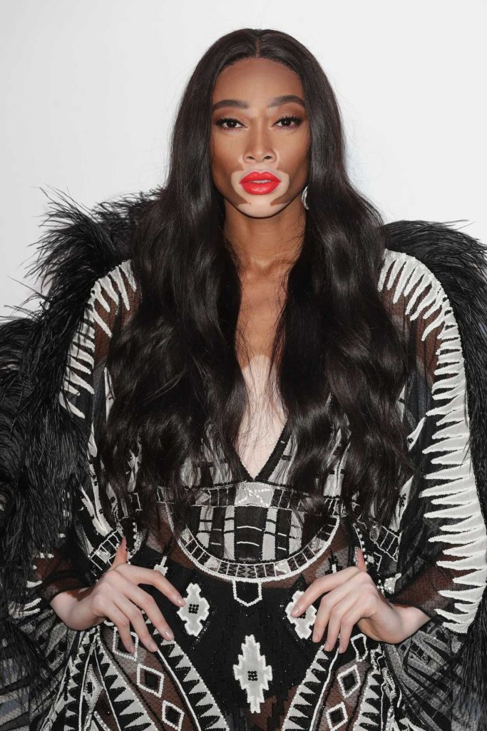 Winnie Harlow at amfAR's 25th Cinema Against AIDS Gala During the 71st Cannes Film Festival in Cannes 05/17/2018-5