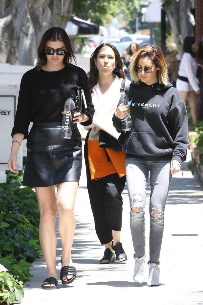 Ashley Tisdale Has a Meeting with Friends in West Hollywood 06/15/2018-4