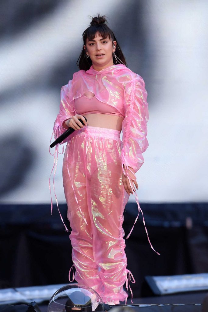 Charli XCX Performs Live on Stage During Taylor Swift's Tour at Wembley Stadium in London 06/22/2018-3