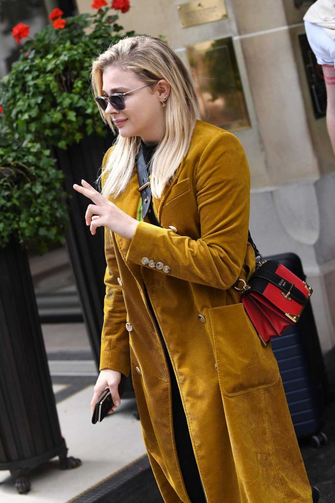 Chloe Moretz Goes Shopping at Bon Marche in Paris 06/19/2018-5