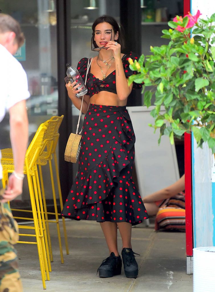 Dua Lipa Was Seen Out with Her Boyfriend Isaac Carew in New York 06/18/2018-1