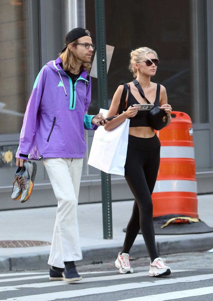 Elsa Hosk Leaves a Gym with Her Boyfriend Tom Daly in New York City 06/14/2018-3