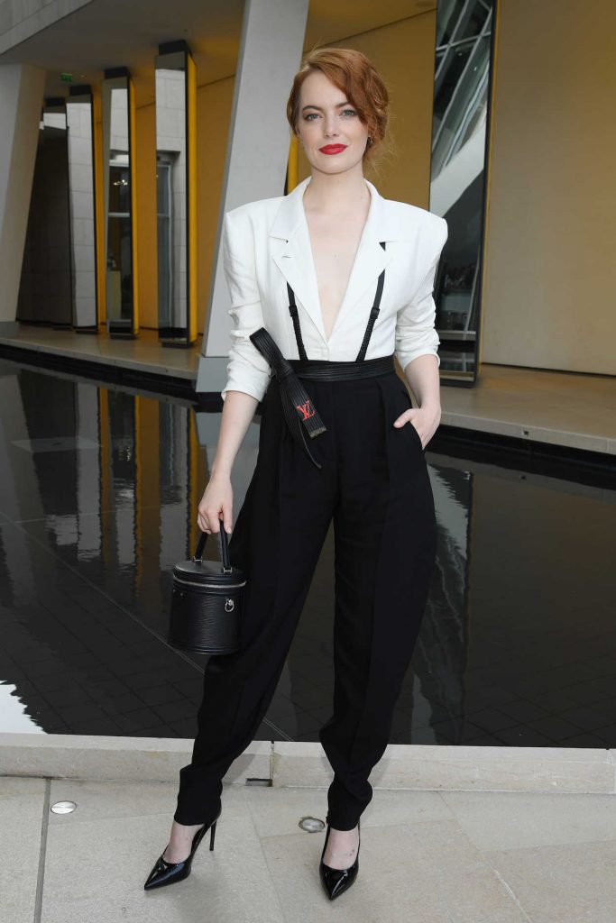 Emma Stone at LVMH Prize 2018 Edition at Fondation Louis Vuitton in Paris 06/06/2018-2