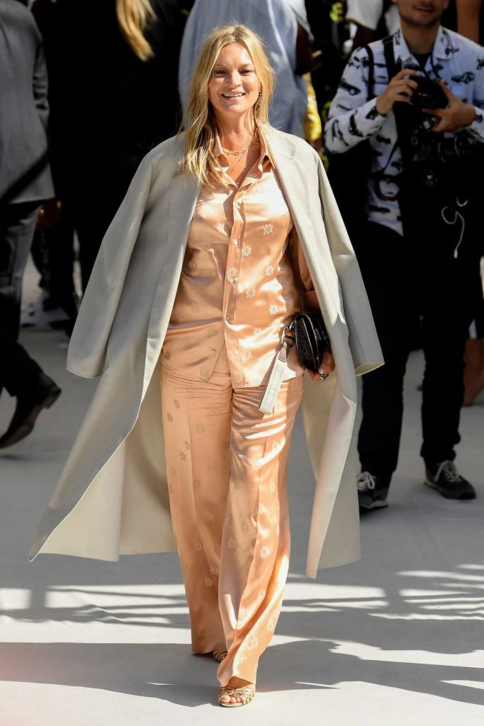 Kate Moss Arrives at the Dior Homme Show During Paris Fashion Week Men's in Paris 06/23/2018-1