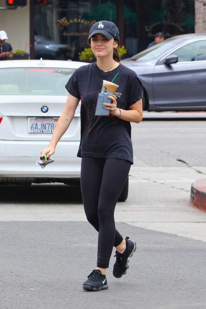 Lucy Hale Makes a Stop at Starbucks in Los Angeles 06/23/2018-1