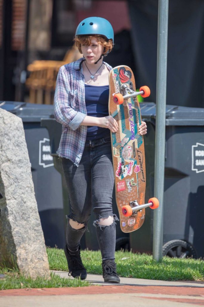 Sophia Lillis on the Set of Nancy Drew and the Hidden Staircase in Monroe 05/31/2018-2