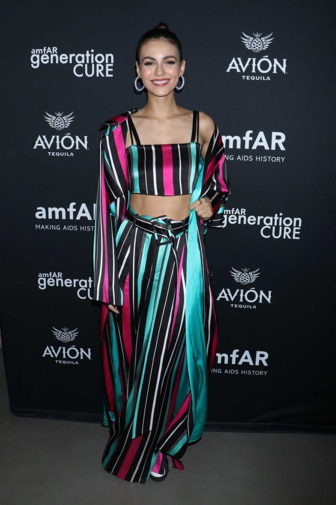 Victoria Justice at amfAR GenCure Solstice 2018 at Second in NYC 06/21/2018-2