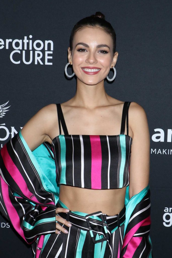 Victoria Justice at amfAR GenCure Solstice 2018 at Second in NYC 06/21/2018-5
