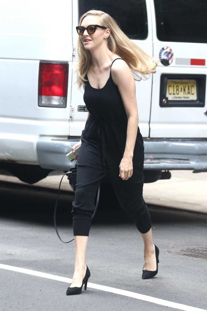 Amanda Seyfried Wears All Black Out in New York City 07/18/2018-3