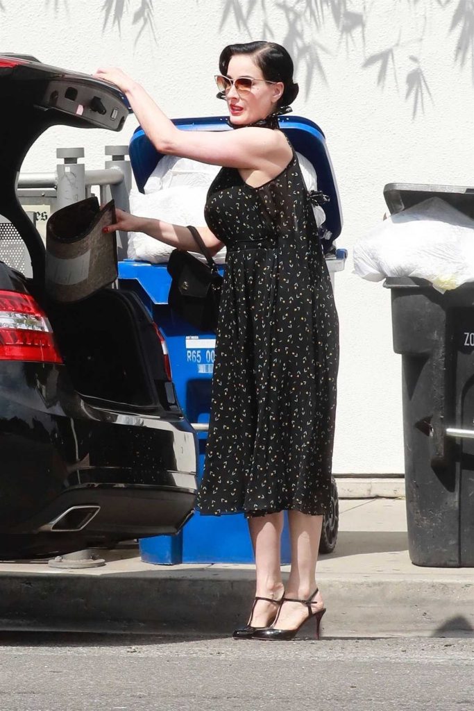 Dita Von Teese Was Spotted Out in West Hollywood 07/09/2018-3